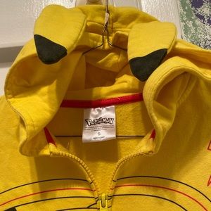 Pickachu Pokémon boys size s hoodie comes with pickachu ears